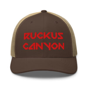 Ruckus Canyon Red Stitch trucker hat - Image 3