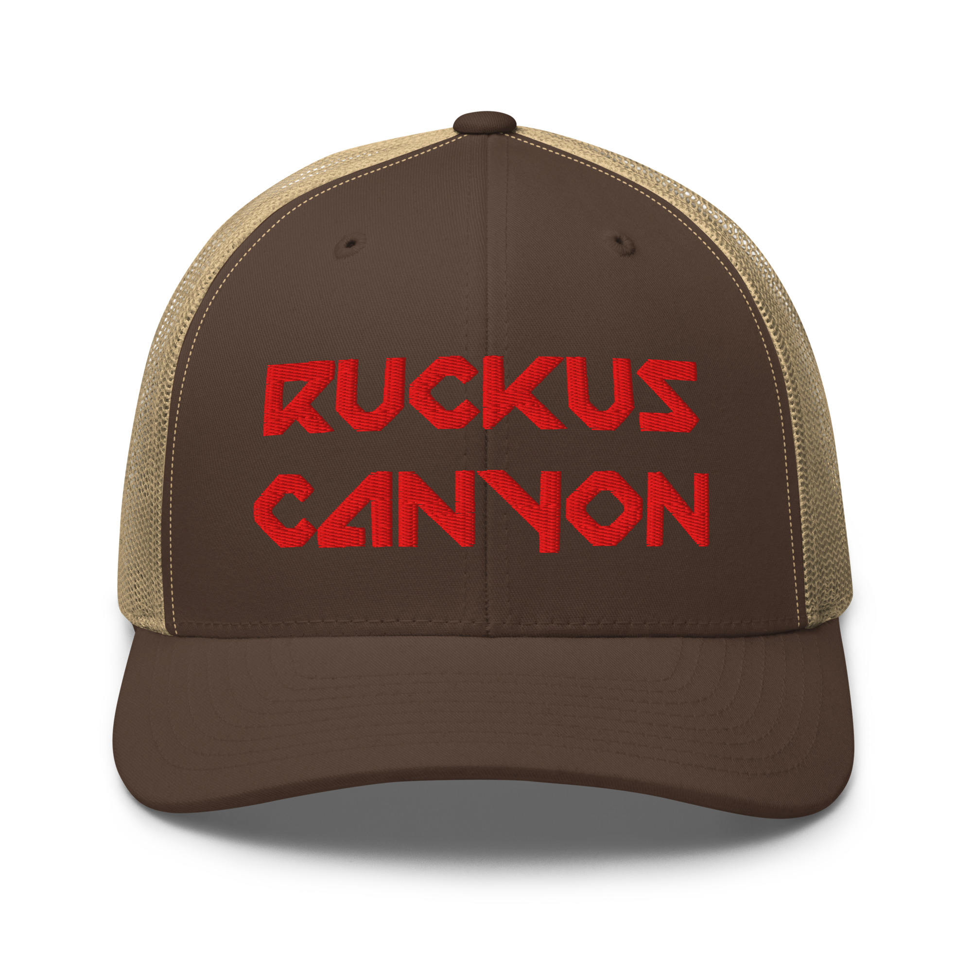 Ruckus Canyon Red Stitch trucker hat - Image 3