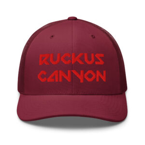 Ruckus Canyon Red Stitch trucker hat - Image 19