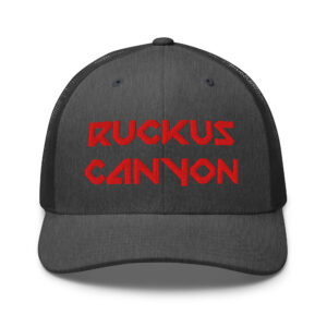 Ruckus Canyon Red Stitch trucker hat - Image 15