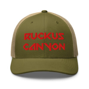 Ruckus Canyon Red Stitch trucker hat - Image 7