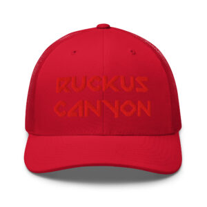 Ruckus Canyon Red Stitch trucker hat - Image 11