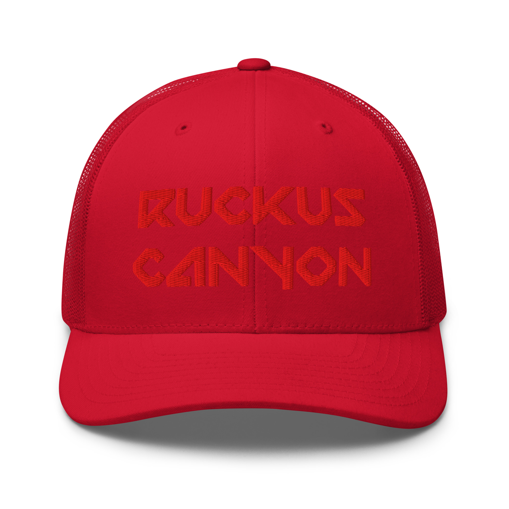 Ruckus Canyon Red Stitch trucker hat - Image 11