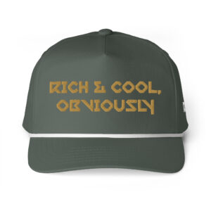 Alternative view of Rich & Cool rope snapback